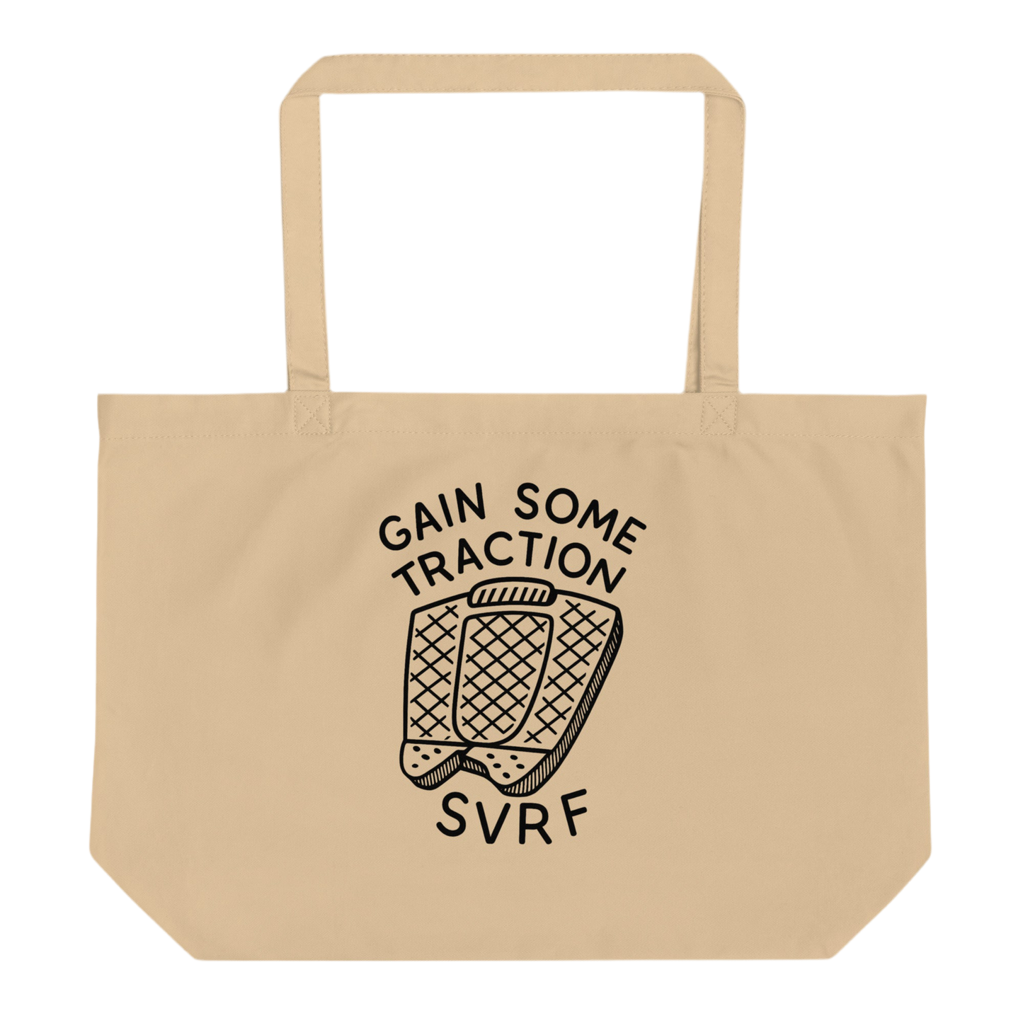 Traction Large organic tote bag