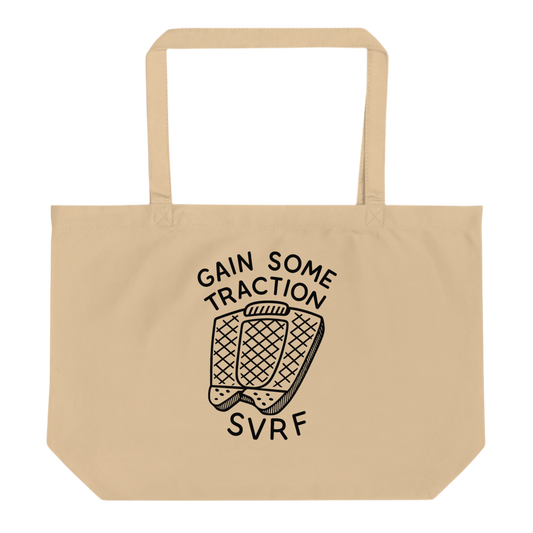 Traction Large organic tote bag