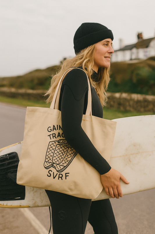 Traction Large organic tote bag