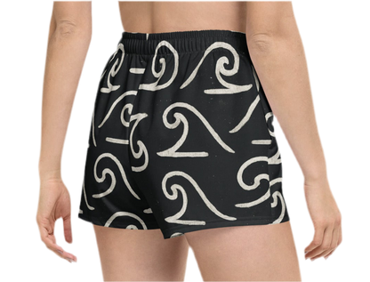 Breaker wave Athletic Shorts