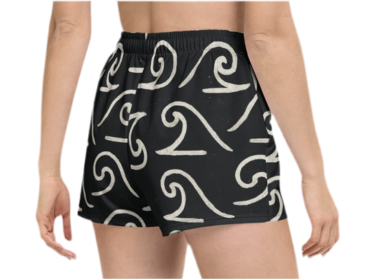 Breaker wave Athletic Shorts